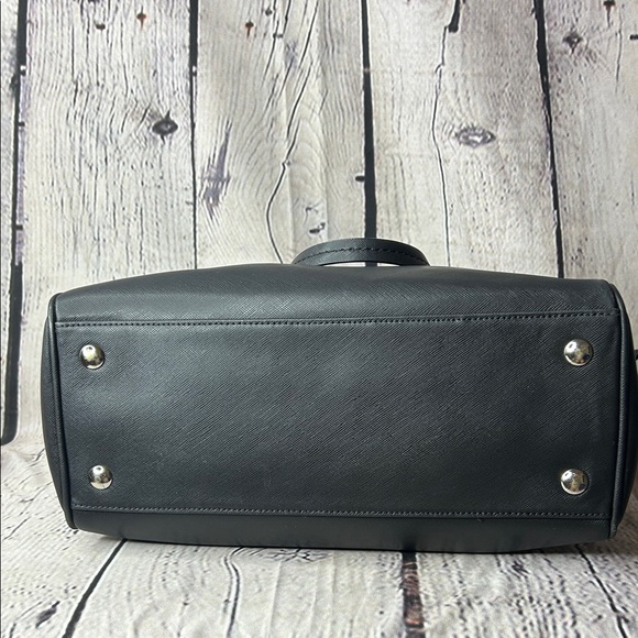 Coach Nancy satchel bag black leather - Picture 5 of 12